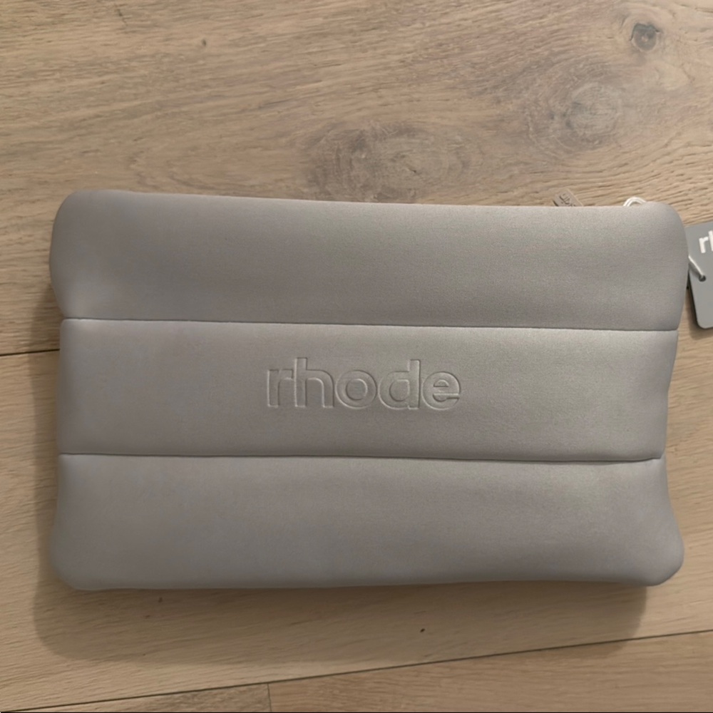 RHODE Gray Cosmetic Bag